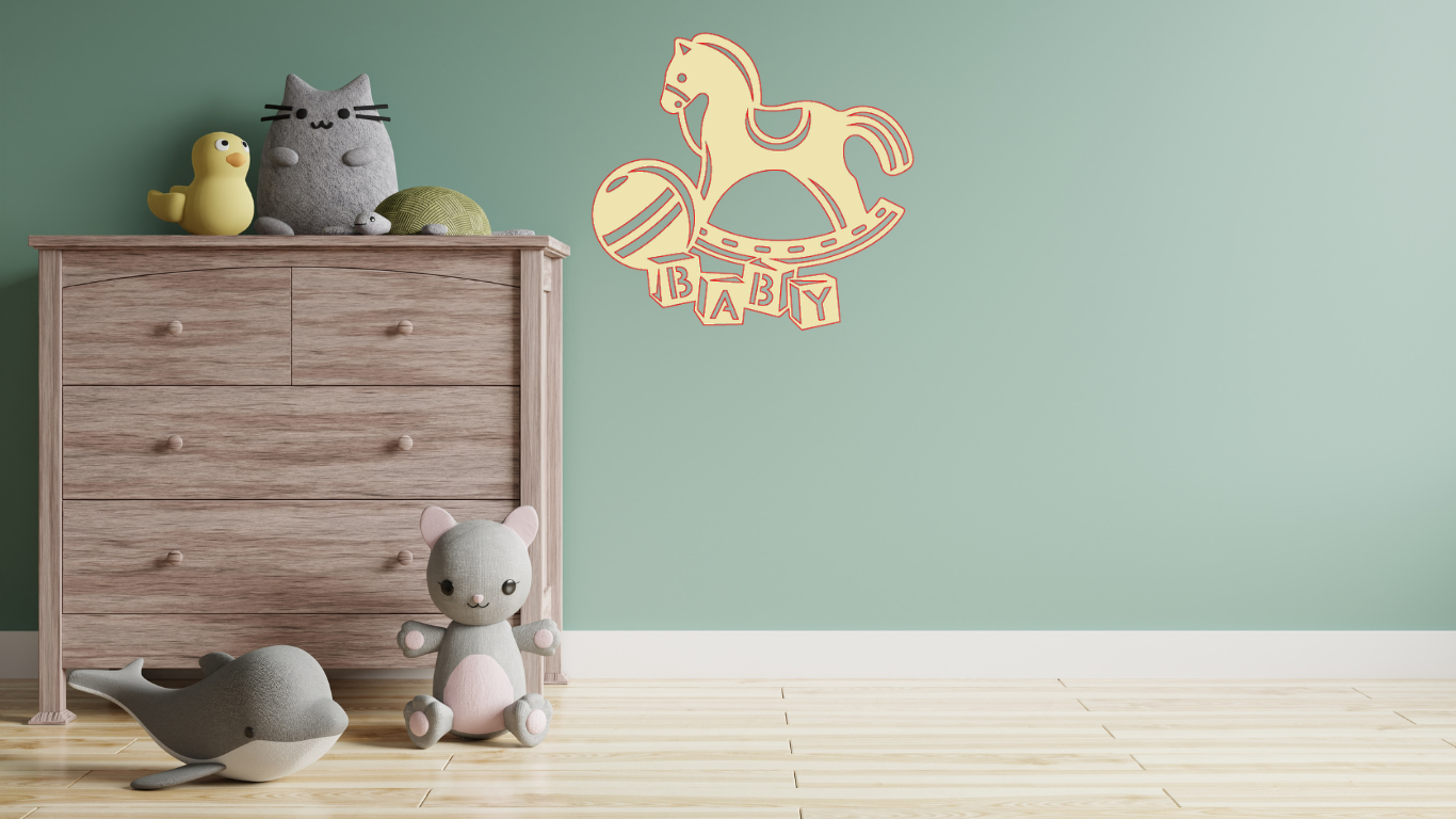 Kinderkamer - Hobbelpaard