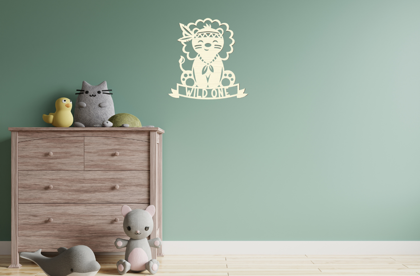 Kinderkamer - Indiaanleeuw