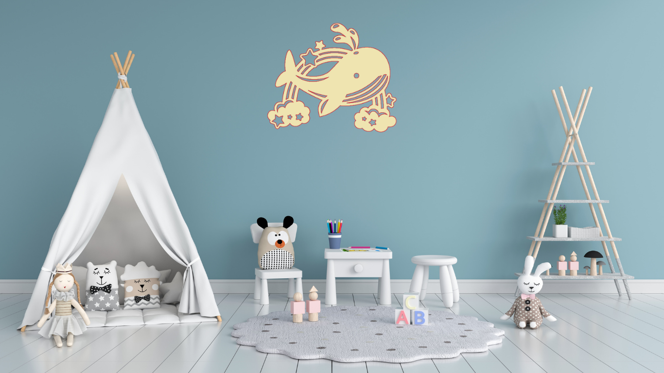 Kinderkamer - Walvis
